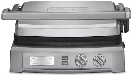 Deluxe electric grill with removable plates