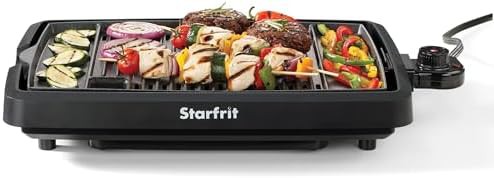 Smokeless cast iron electric grill
