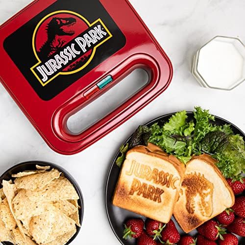 Red Jurassic Park Panini Press and Grill