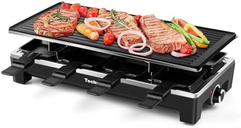 Korean BBQ raclette grill for eight people