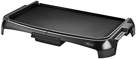 Smokeless indoor griddle with crumb tray