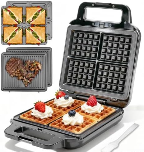 FineMade Belgian waffle maker and grill