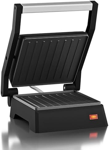 Mini black panini press and grill