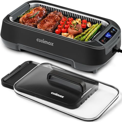 Smokeless black electric Korean BBQ grill