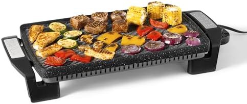 Reversible electric grill and griddle