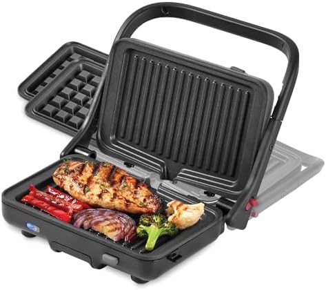 Graphite multimaker flex grill and waffle