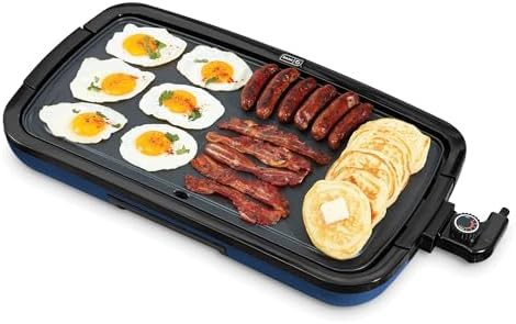 Navy deluxe everyday griddle with plate