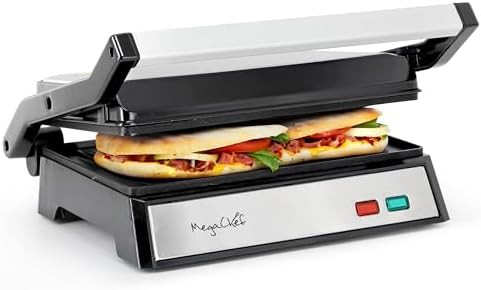 Compact non stick panini press and grill