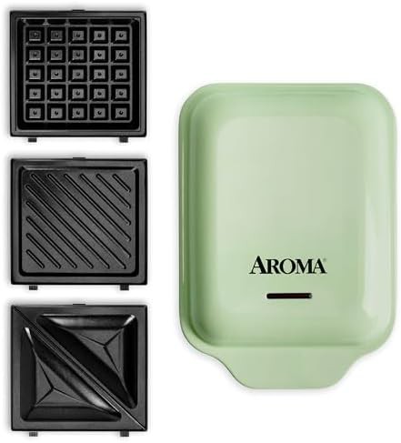 Mini ceramic panini and waffle press
