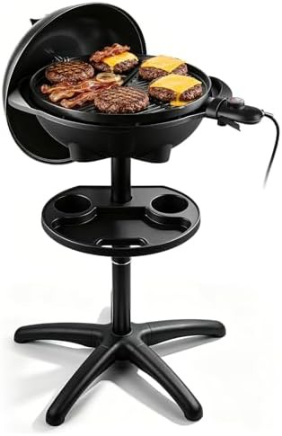 Two in one electric grill and griddle