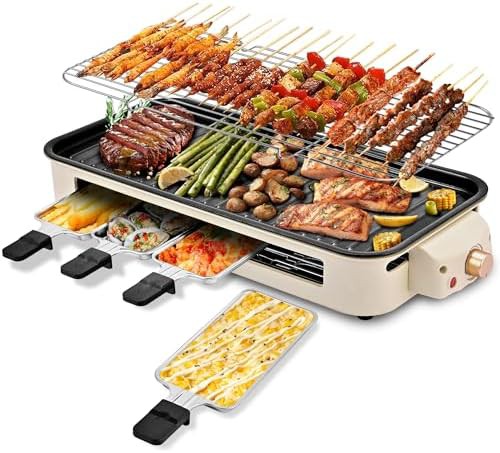 Smokeless Two in One Electric Breakfast Grill