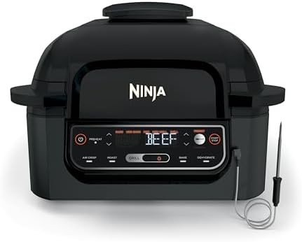 Smart five in one indoor grill and air fryer