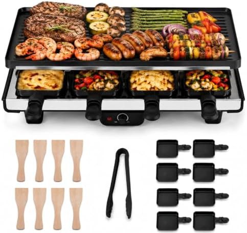 Korean BBQ and raclette table grill